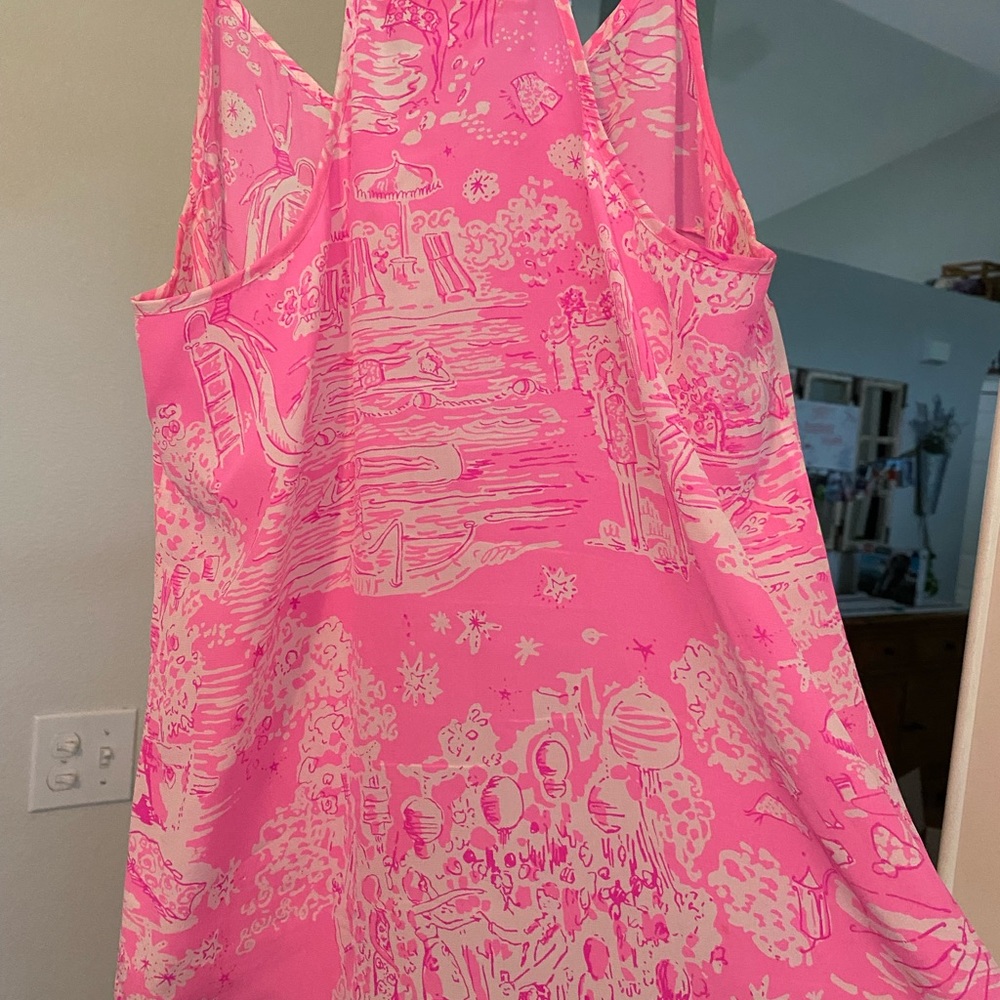 Lilly Pulitzer Pixie Top. Silk, Size Small. Silk. - image 2